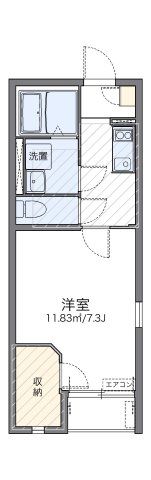 レオネクストやなぎ荘 第三の間取り画像