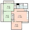 健軍グリーンハイツの間取り画像