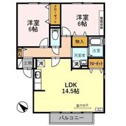 インフォレスト B棟の間取り画像