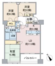 アトラス・シアンズ東戸塚の間取り画像