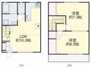十日市メゾネットの間取り画像