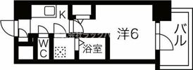 エスリードレジデンス梅田デュオの間取り画像
