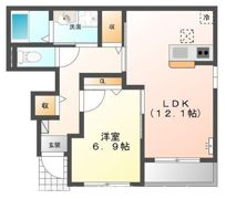 グランエストⅡの間取り画像