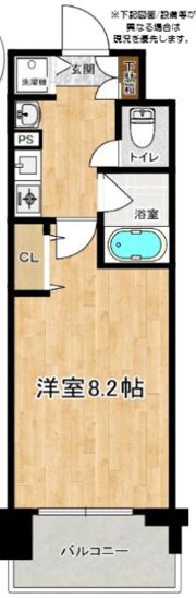レジュールアッシュ梅田イーストの間取り画像