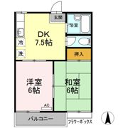三宝ハイツ A棟の間取り画像