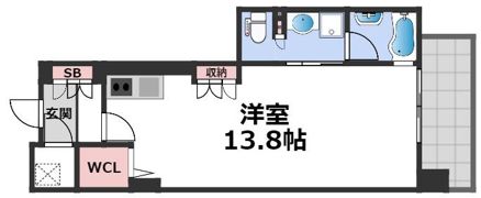 ロイヤルパークス桃坂の間取り画像