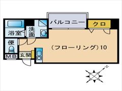 K’S東雲apartmentの間取り画像