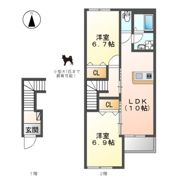 フェリオ カーネの間取り画像