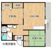 城西コーポの間取り画像