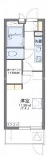レオパレス夢Townの間取り画像