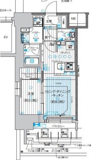 プレサンスレイズ千種今池の間取り画像