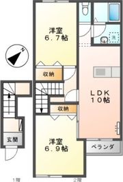 トリニティの間取り画像