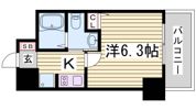 エステムプラザ神戸三宮ルクシアの間取り画像