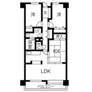 ロイヤルパレス富沢東の間取り画像