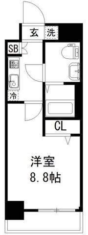 フィース蔵前の間取り画像