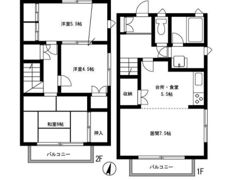 アンソレイユ Aの間取り画像