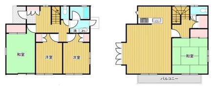 北原邸戸建の間取り画像