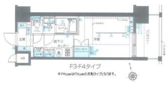 ZOOM品川南の間取り画像