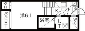 アジュール鶴舞の間取り画像
