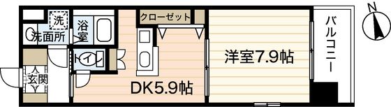 グラビスコート八丁堀の間取り画像