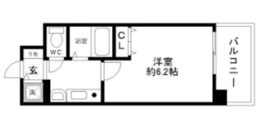 プレサンス梅田インテルノの間取り画像