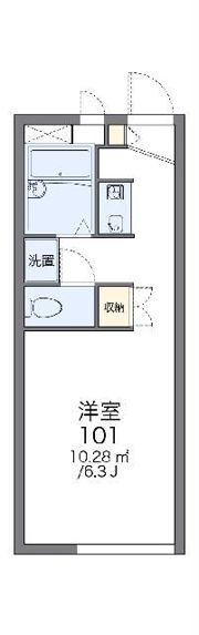 レオパレスべガの間取り画像