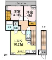 セレスティア小金井中町の間取り画像