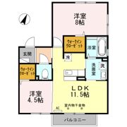 セジュール沼田の間取り画像