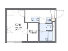 レオパレスウェリナの間取り画像