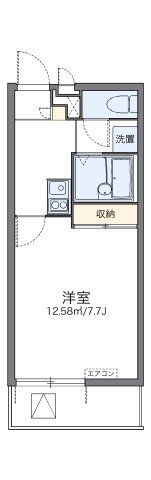 レオパレスわたうちの間取り画像