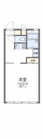 レオパレスヴェルドミールイマイの間取り画像