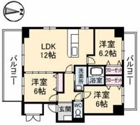 ヴィラージュ緑井の間取り画像