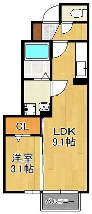 Une beau palaisの間取り画像