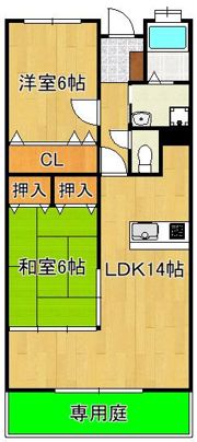 サンフレアー立屋敷の間取り画像