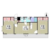 パームヴィラ鴨居の間取り画像