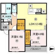 グローリアK Ⅱ棟の間取り画像