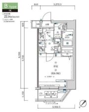 SQUARE CITY KAWAGUCHINAMIKIの間取り画像