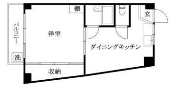 レジデンス松山城北の間取り画像