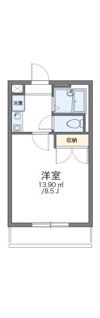 レオパレスヴィラニシオカの間取り画像