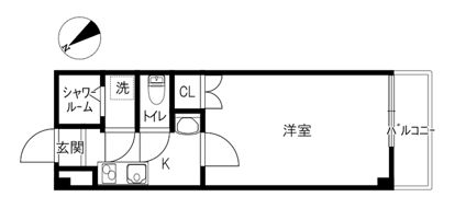 ワイド105の間取り画像