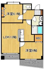 アビタシオン蒲生の間取り画像