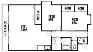 丸竹マンションの間取り画像