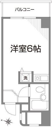 ハイムピア8増築の間取り画像