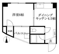 東石井中村ビルの間取り画像