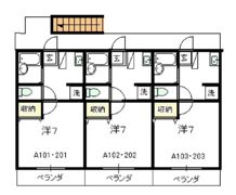 ツインリーブスAの間取り画像