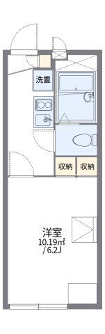 レオパレスメイプル名来の間取り画像