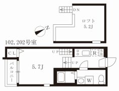トリオネア千種の間取り画像