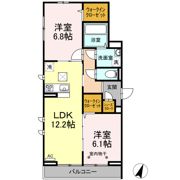 Maison des Anges(メゾン デ ザンジュ)の間取り画像