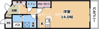 メゾンロワイヤル松田の間取り画像