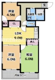 ブランドールMⅢの間取り画像